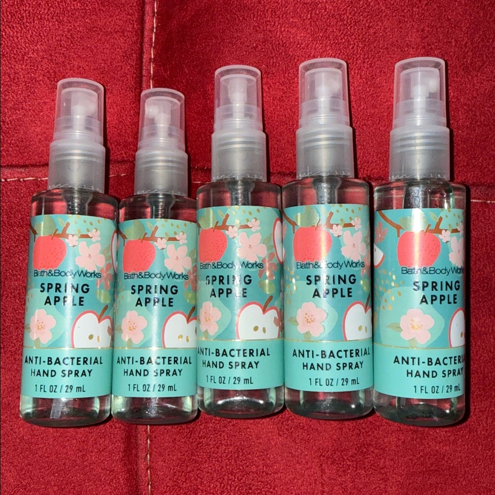 BBW 5pc Spring Apple Antibacterial hand spray